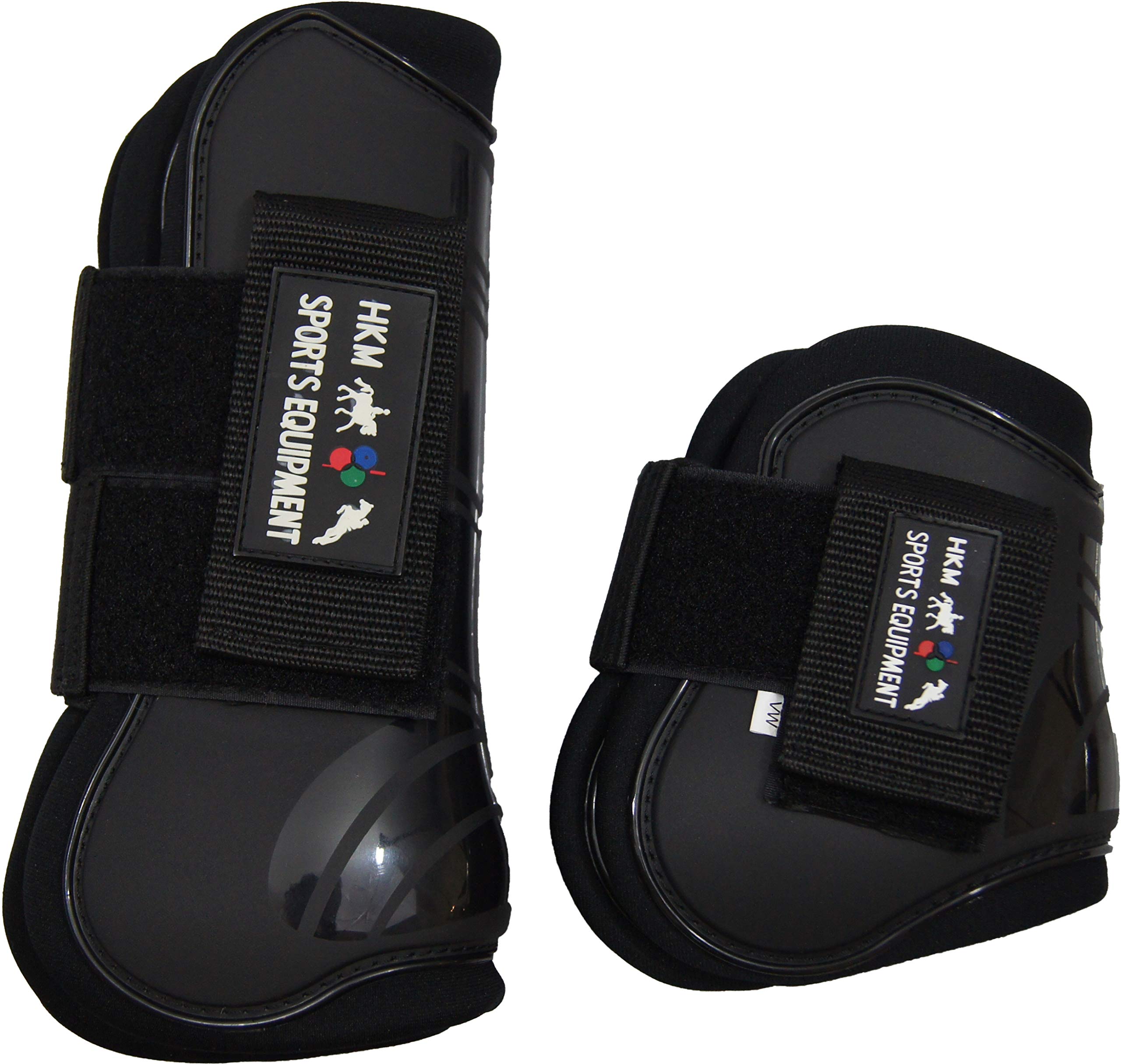 hkm-8566-springgamaschen-und-streichkappen-4er-set-gef-ttert image 1