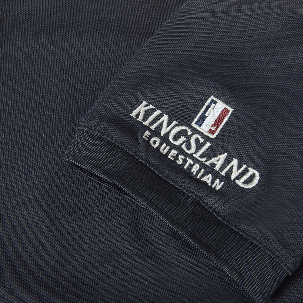 kingsland-equestrian-classic-junior-piqu-polo-shirt-kids-navy image 3