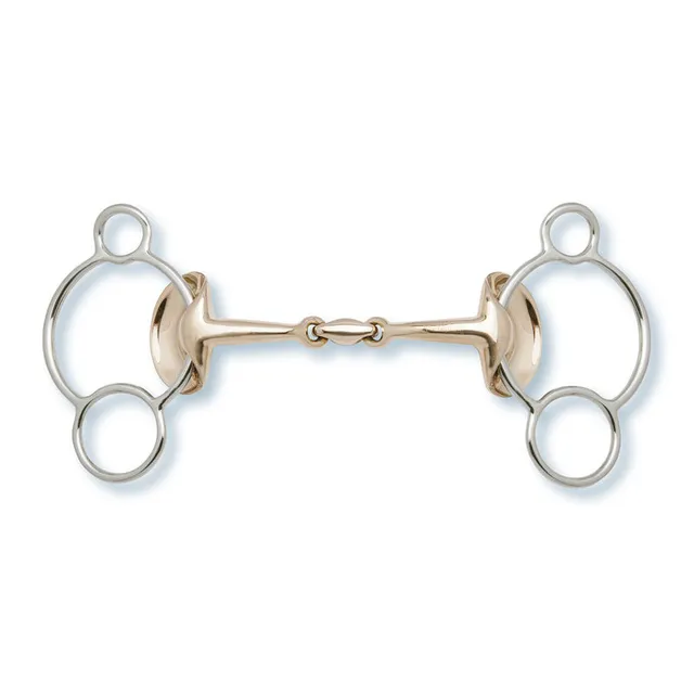 st-bben-2268-golden-wings-3-ring-trense-doppelt-gebrochen image 1