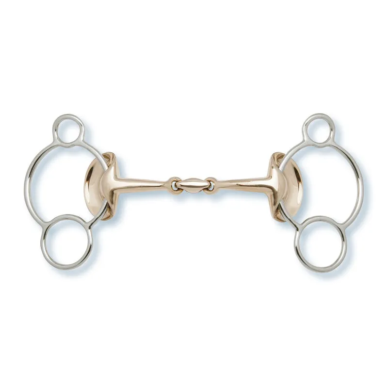 st-bben-2268-golden-wings-3-ring-trense-doppelt-gebrochen image 1