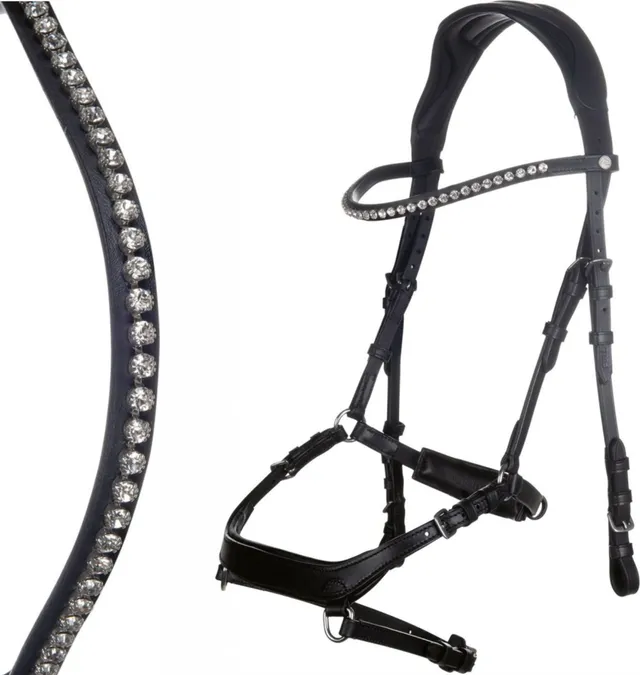 hkm-pro-anatomic-trense-9100-schwarz-vollblut image 1