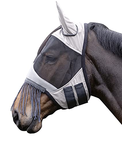 hkm-fringes-fliegenschutzmaske-mit-fransen-warmblut image 3