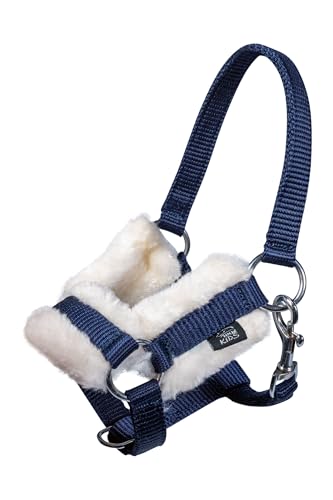 hkm-kids-hobby-horse-halfter-set-dunkelblau-mit-f-hrstrick image 5