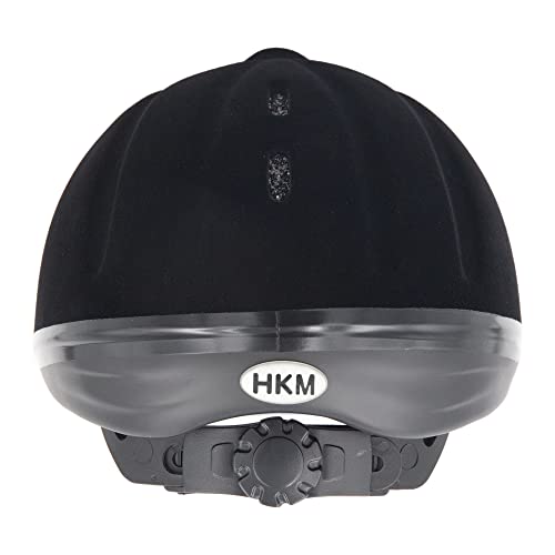 hkm-new-flock-reithelm-schwarz-silber-s image 8