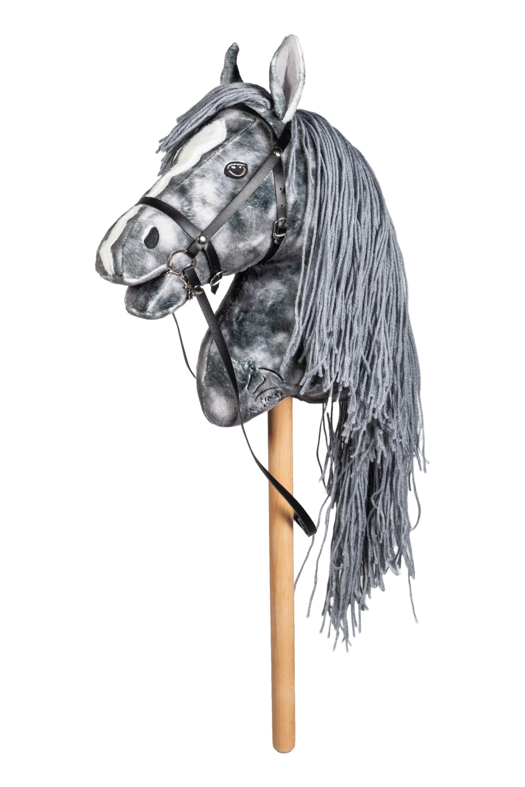 hkm-hobby-horse-sunny-steckenpferd-hellbraun-mit-trense image 5