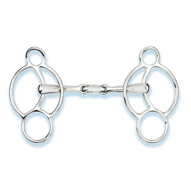 st-bben-2281-easy-control-3-ring-aufziehtrense-doppelt-gebrochen image 1