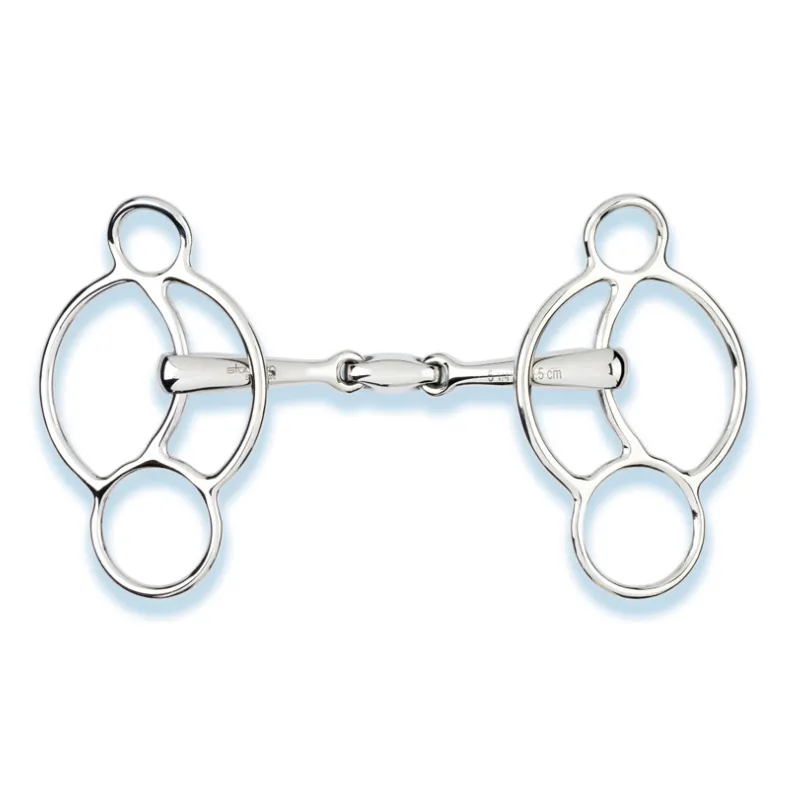 st-bben-2281-easy-control-3-ring-aufziehtrense-doppelt-gebrochen image 1