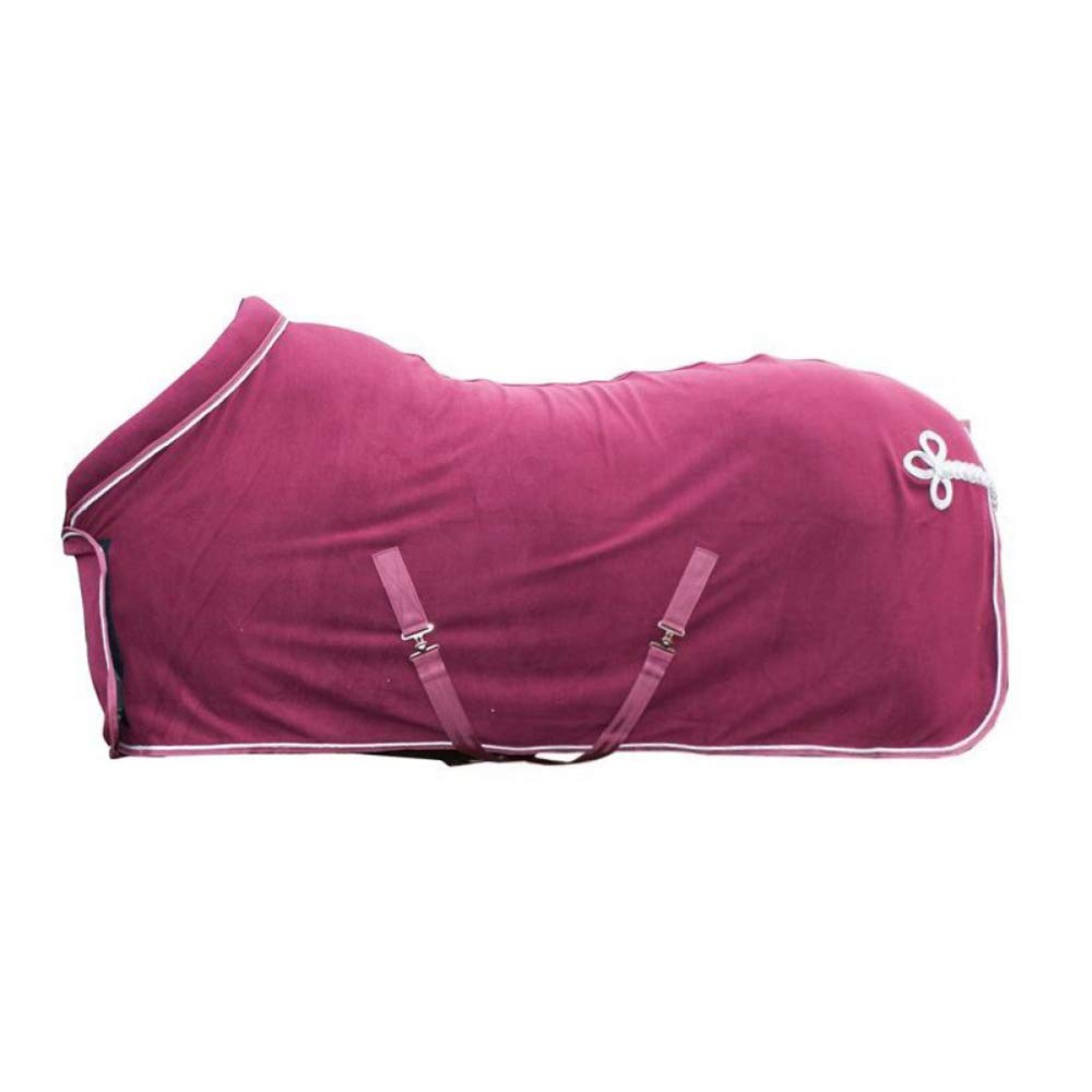 hkm-7224-fleecedecke-mit-kragen-dunkelblau-155-cm image 4