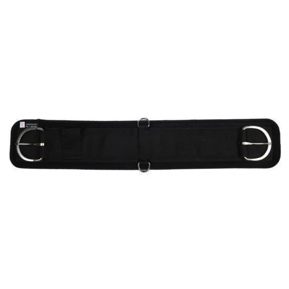 hkm-western-softopren-sattelgurt-mit-abklettbarem-futter image 1