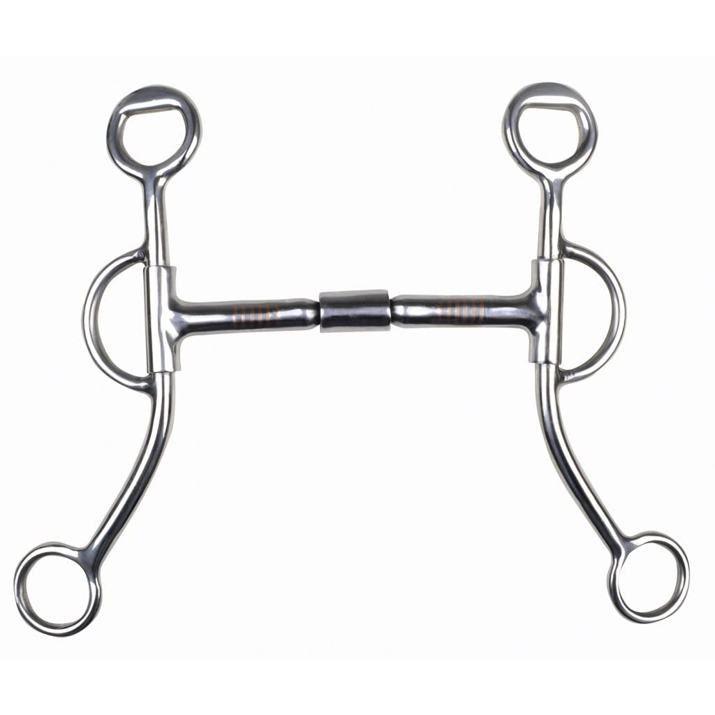 hkm-texas-western-snaffle-bit-billy-allen-mit-shanks-silber image 1