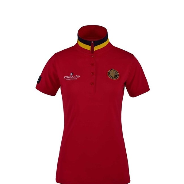 kingsland-equestrian-equibel-damen-polo-piqu-navy image 5