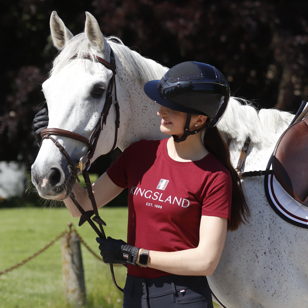 kingsland-equestrian-classic-damen-logo-t-shirt-aus-baumwolle image 5