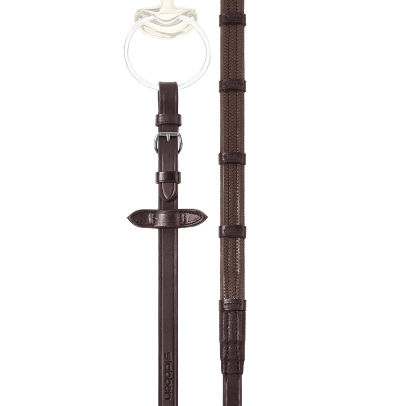 st-bben-rubber-reins-3-4-with-9-stops-and-buckle-ends image 2