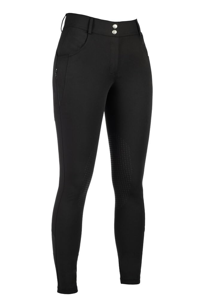 hkm-ari-mid-rise-damen-reithose-mit-silikon-kniebesatz image 3