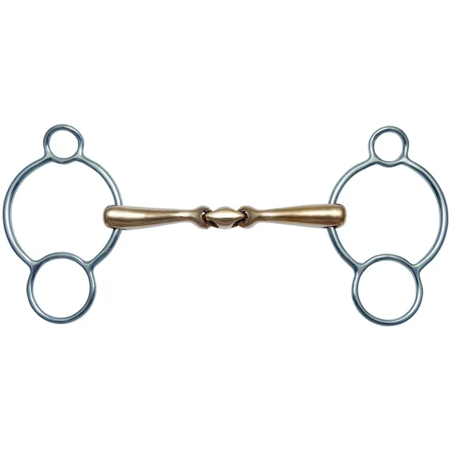 st-bben-2980-quick-contact-3-ring-trense-doppelt-gebrochen image 1