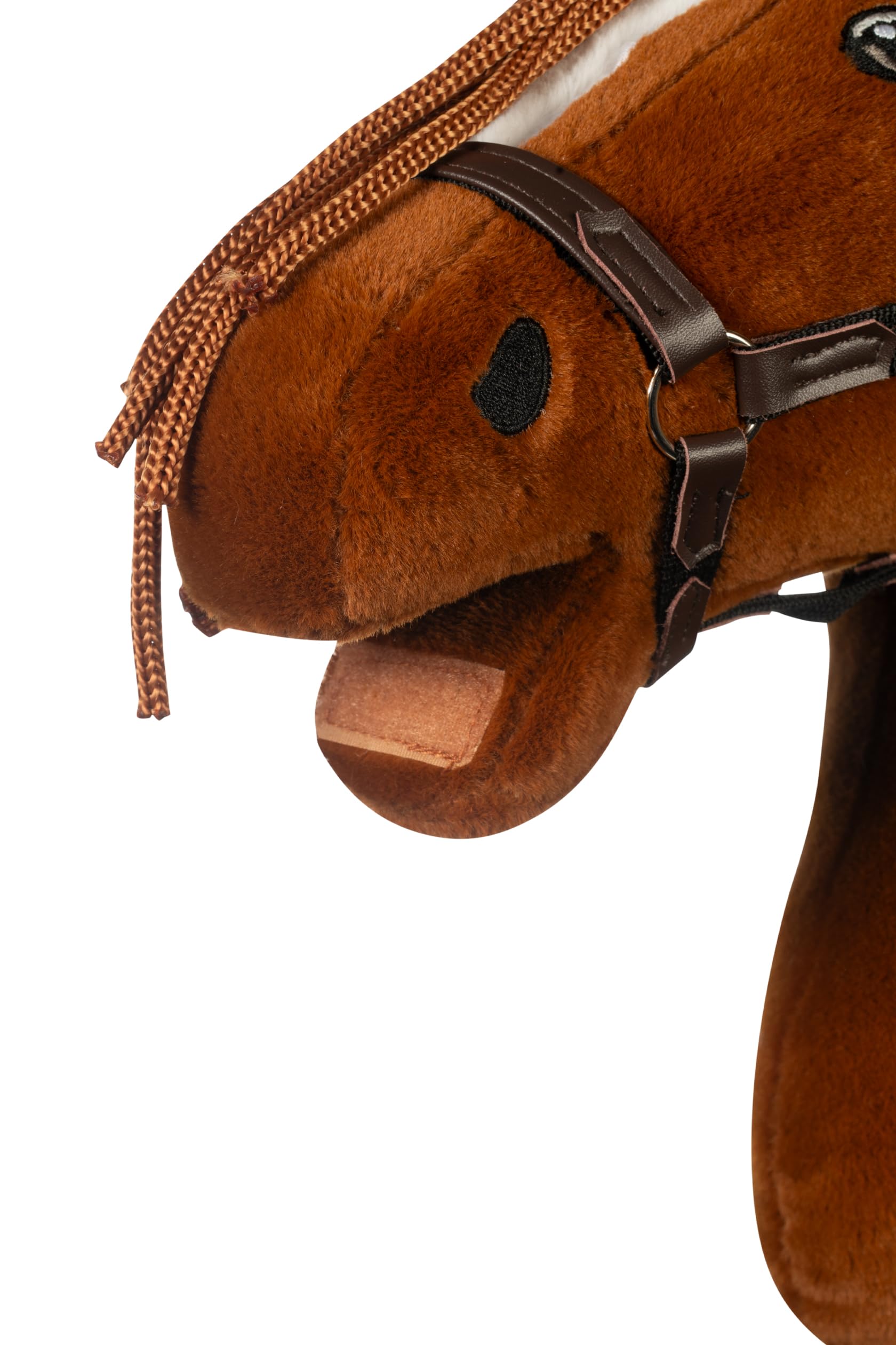 hkm-hobby-horse-premium-dunkelfuchs-mit-halfter-steckenpferd image 6
