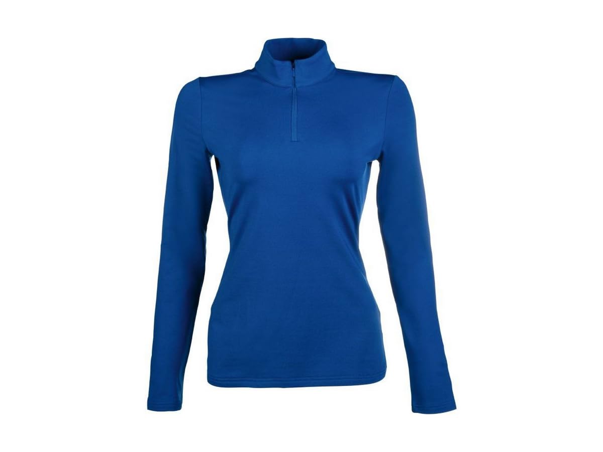 hkm-basic-sweatshirt-unisex-funktionsshirt-mit-zip-kragen image 8