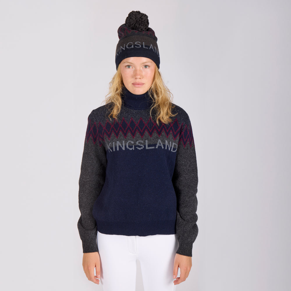 kingsland-equestrian-klmontez-damen-rollkragen-strickpullover-mit-reflektor image 7