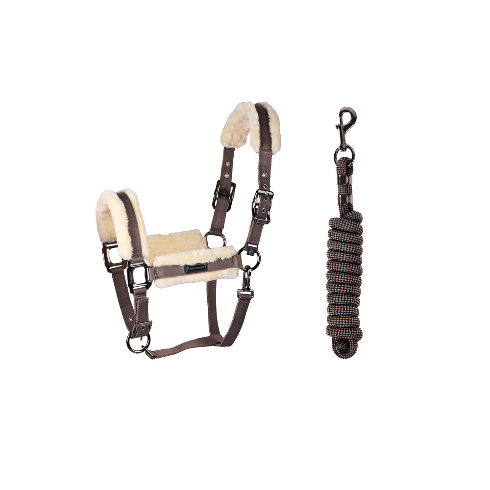 kingsland-equestrian-kllexie-halfter-mit-kunstfell-und-strick image 3