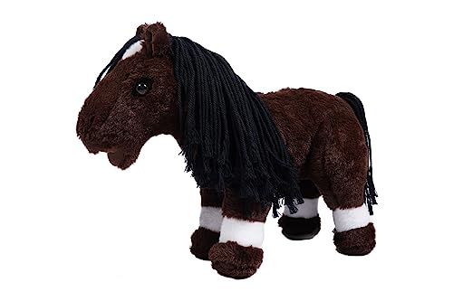 hkm-pony-puppe-dunkelbraun-one-size-pl-schpferd-mit-zubeh-r image 4