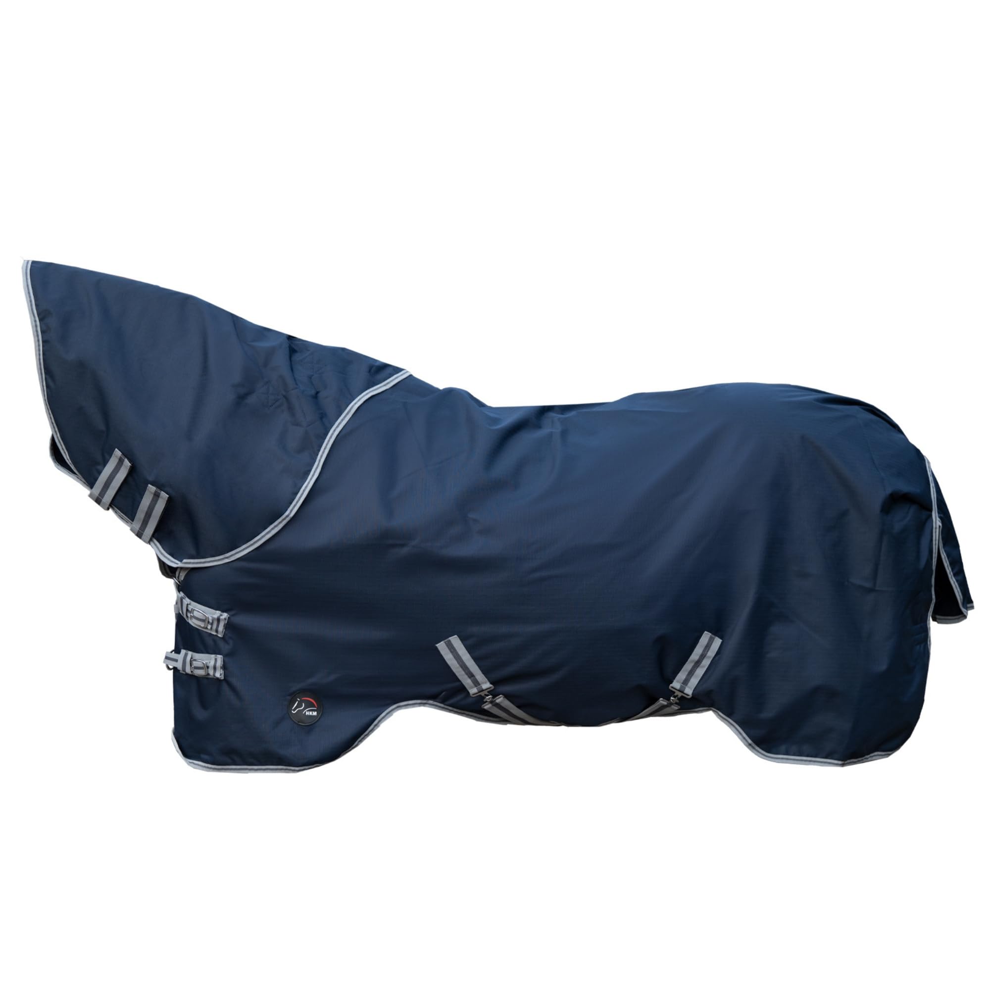 hkm-therma-pro-weidedecke-dunkelblau-165-mit-halsteil image 1