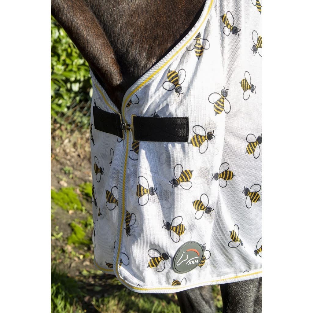 hkm-bee-pferdedecke-1243-wei-gelb-105-cm image 3