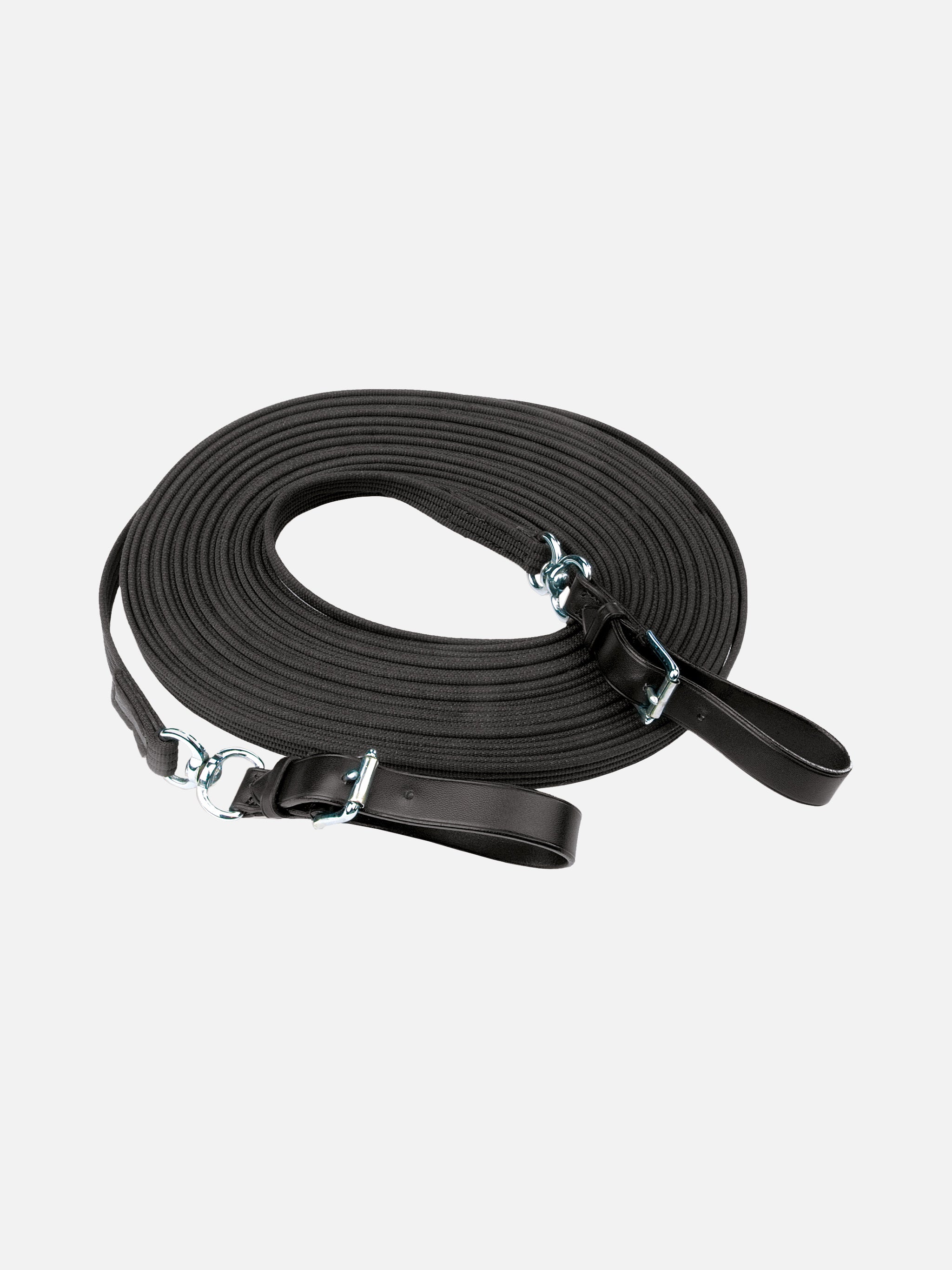 kieffer-doppellonge-16-m-schwarz-chrom-longierleine image 1