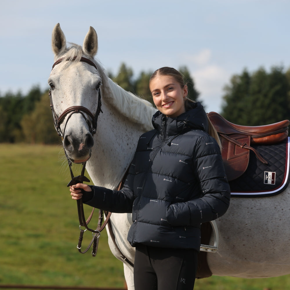 kingsland-equestrian-classic-damen-steppjacke-mit-isolierung-navy-logo image 2