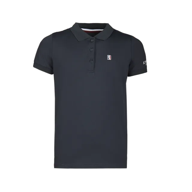 kingsland-equestrian-classic-junior-piqu-polo-shirt-kids-navy image 1