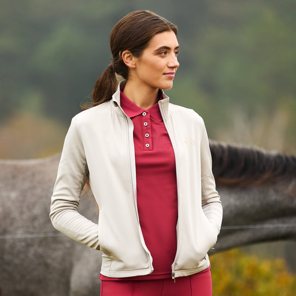kingsland-equestrian-klalba-damen-full-zip-micro-fleece image 2