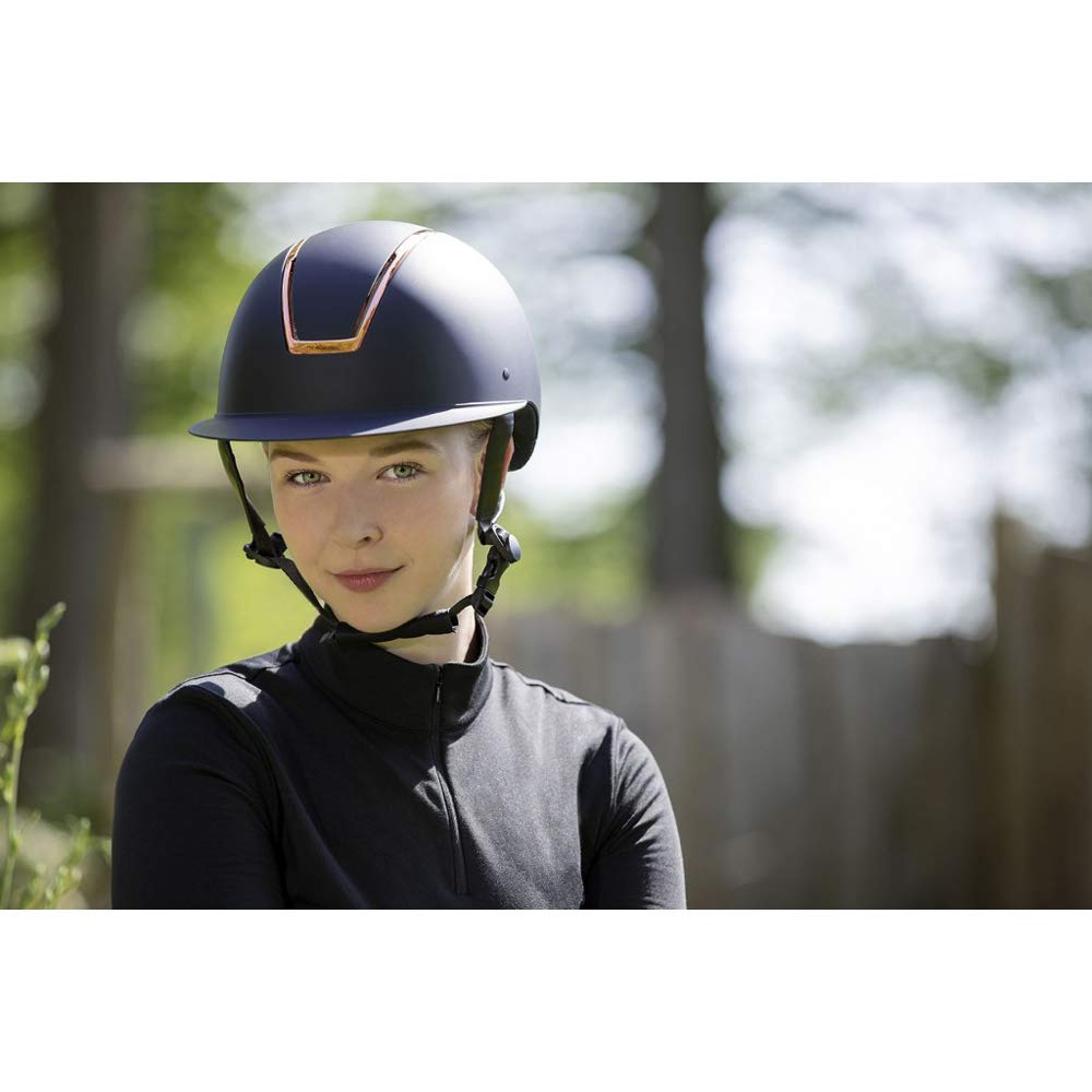 hkm-lady-shield-reithelm-dunkelblau-rosegold-52-54 image 5