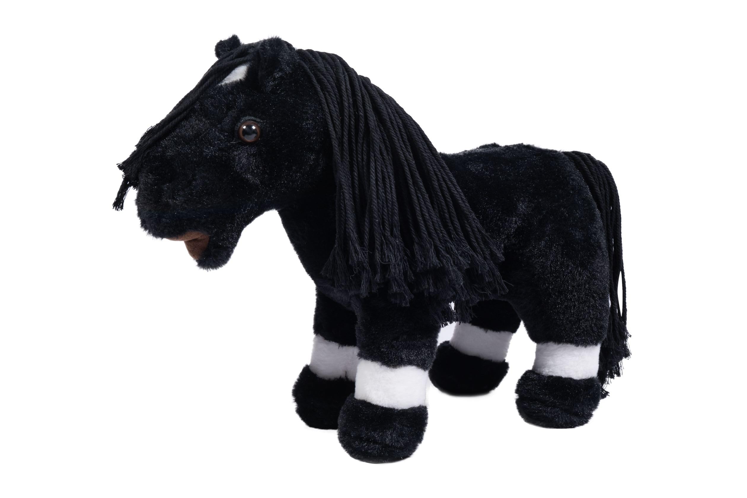 hkm-pony-puppe-dunkelbraun-one-size-pl-schpferd-mit-zubeh-r image 3
