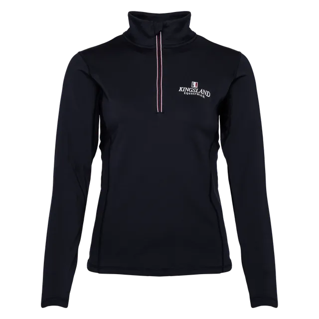 kingsland-equestrian-classic-damen-trainingsshirt-1-2-zip image 1