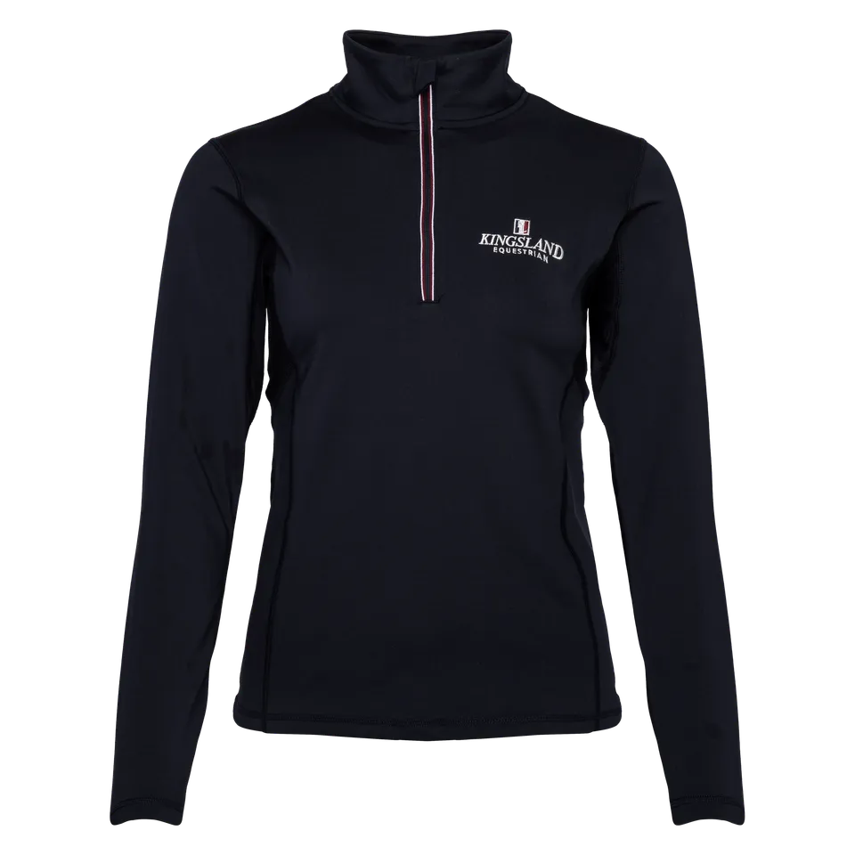 kingsland-equestrian-classic-damen-trainingsshirt-1-2-zip image 1
