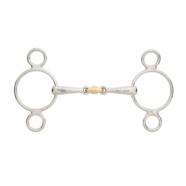 st-bben-2480-3-ring-trense-doppelt-gebrochen image 1