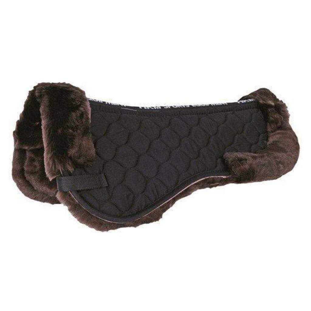 hkm-sattelkissen-aus-echt-lammfell-schwarz-sto-absorbierend image 5