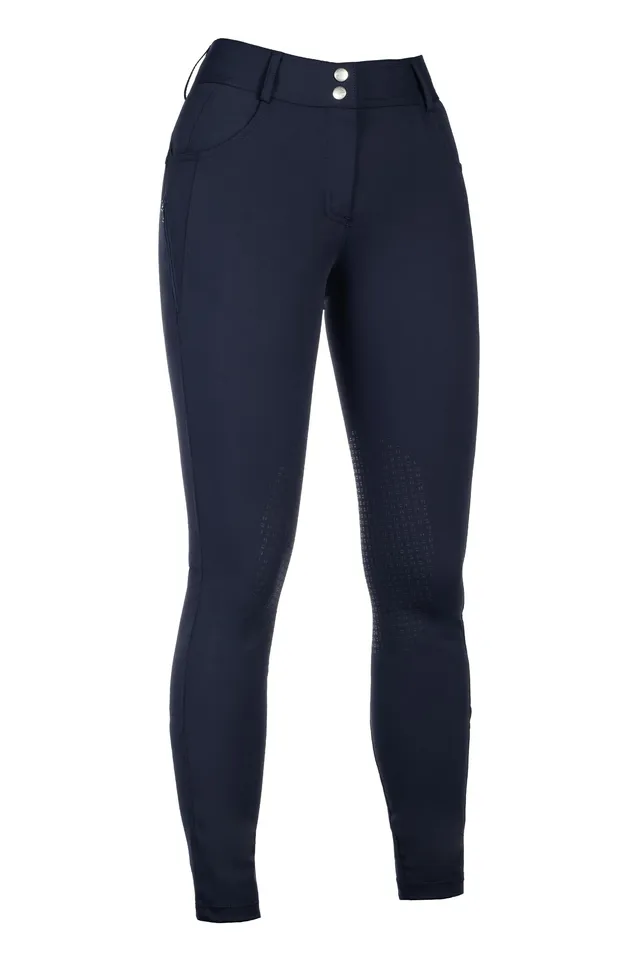 hkm-ari-mid-rise-damen-reithose-mit-silikon-kniebesatz image 1