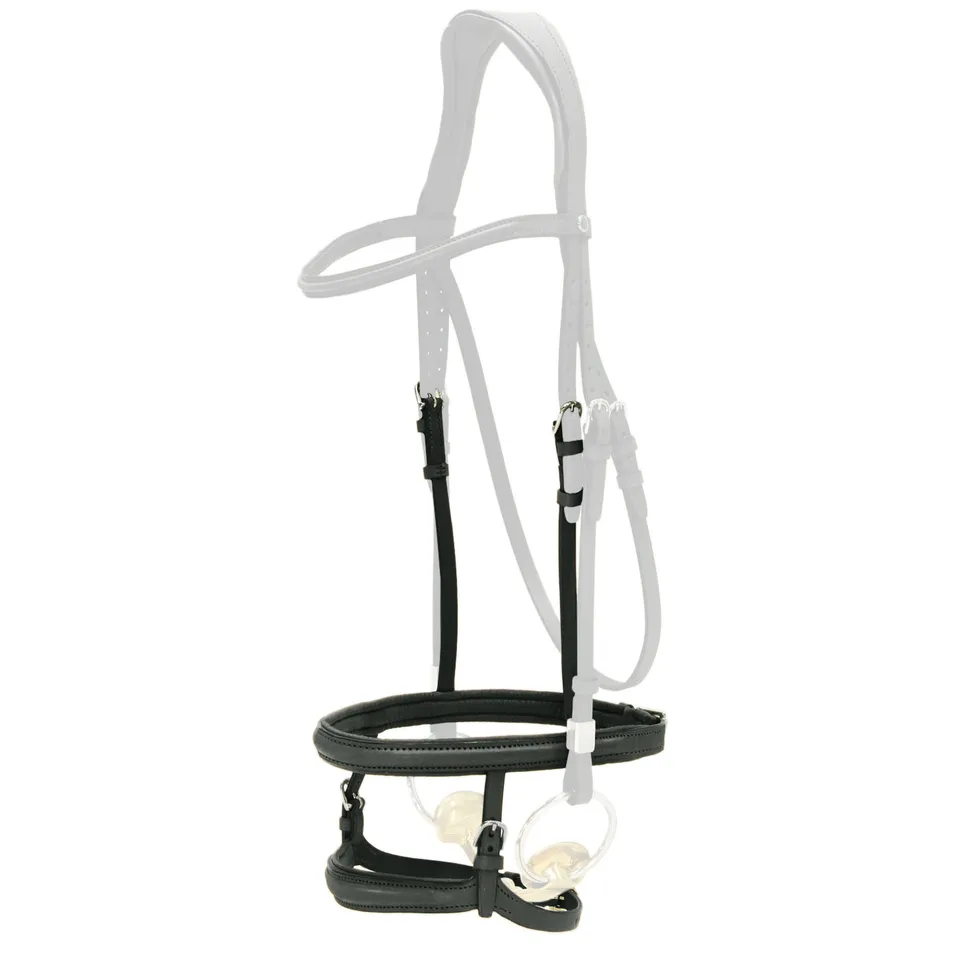 st-bben-tandem-reithalfter-hannoversch-englisches-doppel-nasenriemen-halfter image 1
