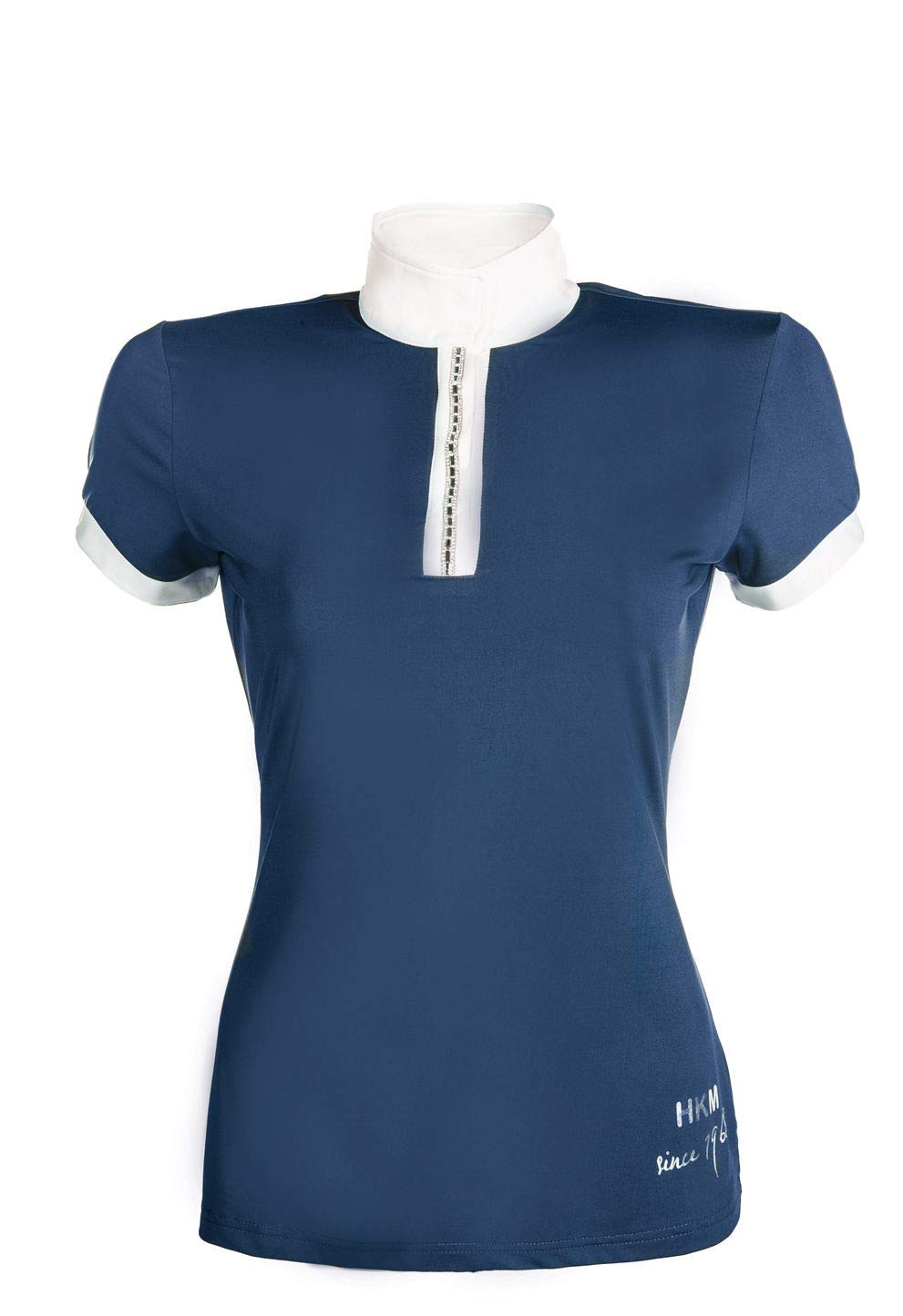hkm-crystal-damen-poloshirt-turniershirt-schmale-passform image 1