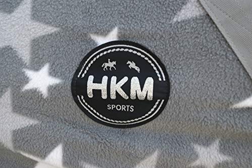 hkm-abschwitzdecke-stars-grau-155-cm image 6